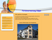 Tablet Screenshot of ferienwohnung-koeppe.de
